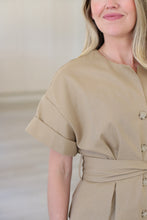 Kai Belted Button Up Top