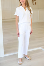 Side Panel Straight Leg Pant