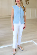 Powder Blue Knit Vest