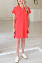 Textured Terry Tunic Dress, Zinnia