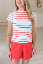 Striped Short Sleeve, Seabreeze Stripe