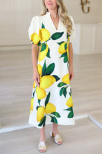 Hampton Dress, Limone Linen