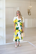 Hampton Dress, Limone Linen