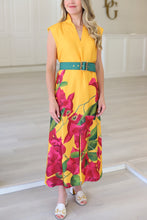 Roma Dress, Bougainvillea Washed Poly