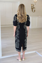 Posey Linen Embroidered Midi Dress