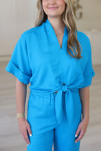 Janice Tie-Front Top
