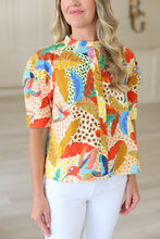 Jungle Lantern Sleeve Top