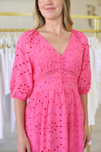 Pink Eyelet Maxi