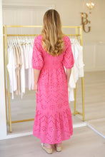 Pink Eyelet Maxi