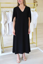 Meredith Midi Dress, Black