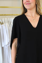Meredith Midi Dress, Black