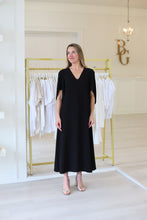 Meredith Midi Dress, Black