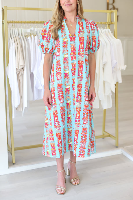 Hampton Dress, Iconic Iris