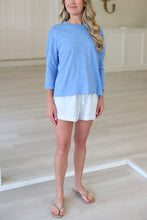 Elbow Long Sleeve Beach Tee, Capri