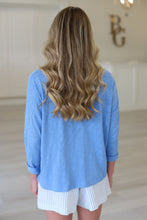 Elbow Long Sleeve Beach Tee, Capri