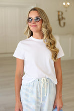 Organic Boxy Tee, White
