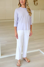 Elbow Long Sleeve Beach Tee, Lilac