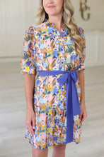 Petal Mosaic Shirt Dress