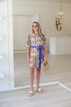 Petal Mosaic Shirt Dress