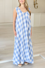 Buffalo Check Scoop Maxi Dress