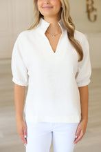 White Collar Top
