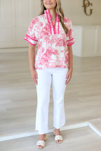 Vintage Palm Stand Collar Top