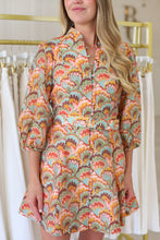 Valencia Mini Dress, Marbled Multi