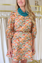 Valencia Mini Dress, Marbled Multi