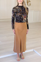 Eva Bias Ankle Skirt, Camel