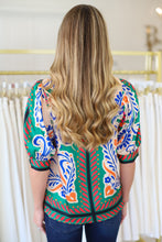 Scarf Print Top