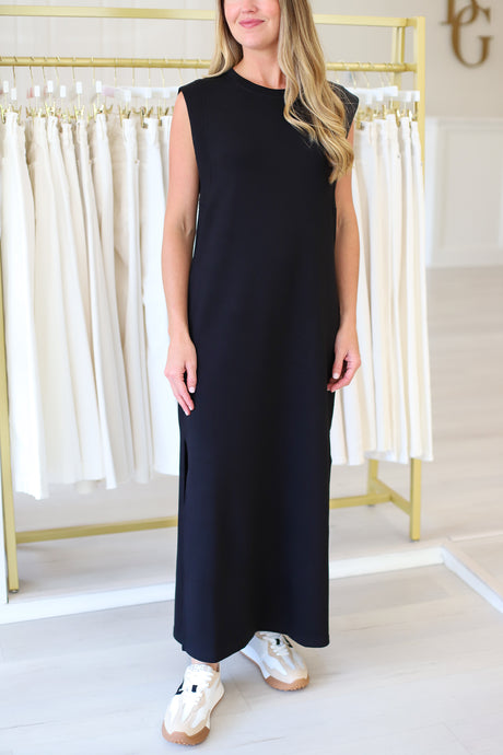 Gracie Knit Maxi, Black