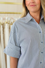 Black Combo Button Up Top