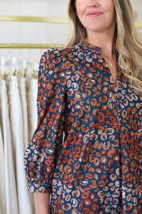 Leopard Corduroy Dress