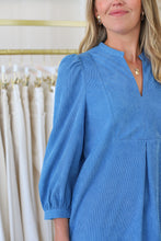 Blue Corduroy Dress