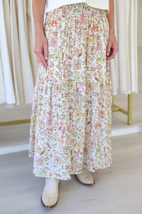 Storybook Smocked Maxi Skirt