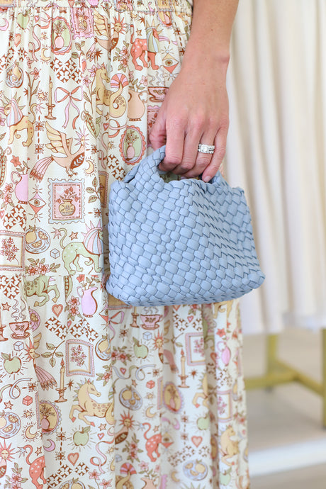 Maggie Mini Tote, Sky Blue