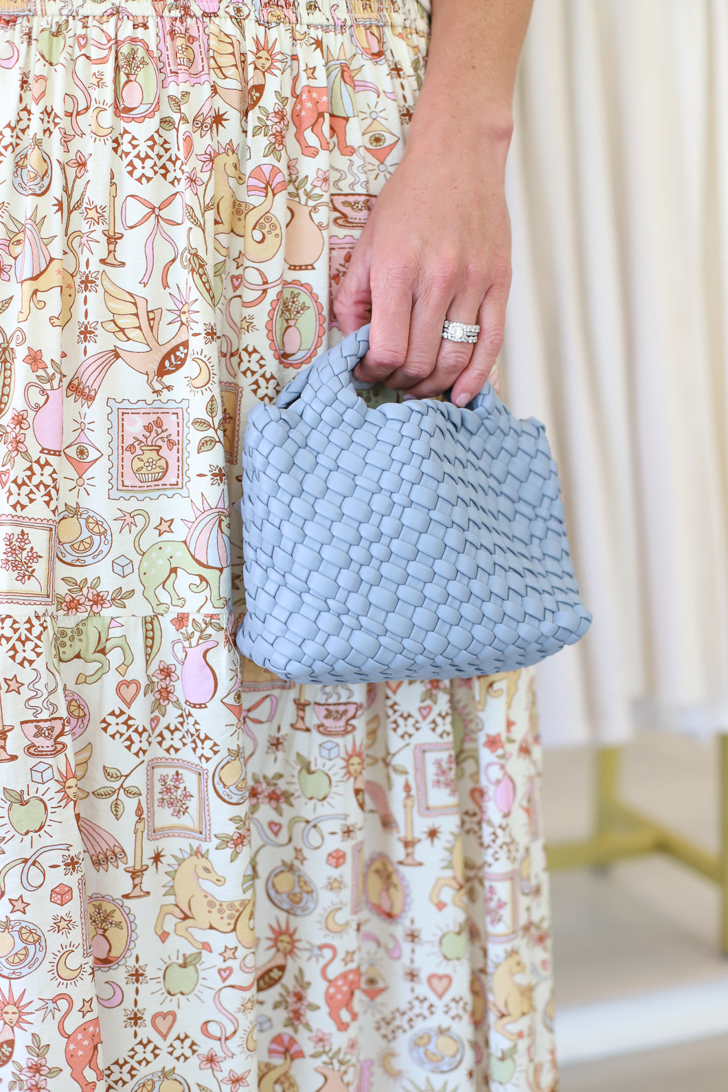 Maggie Mini Tote, Sky Blue