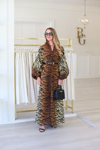 Fiona Dress, Tiger Jacquard