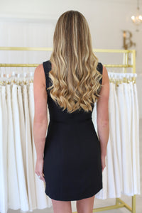 Buttercup Mini Dress, Black