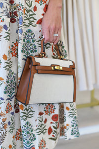 Canvas Tess Bag, Saddle
