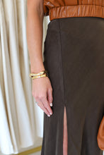 Brielle Midi Skirt, Brown