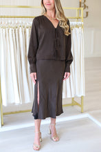 Brielle Midi Skirt, Brown