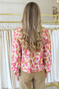 Magenta Multi Blouse