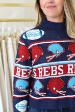 Ole Miss Vintage Helmet Turtle Neck Sweater