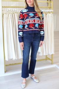 Ole Miss Vintage Helmet Turtle Neck Sweater