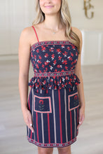 Grace Dress, Navy Amora
