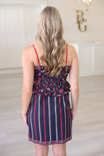 Grace Dress, Navy Amora