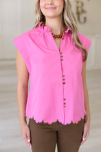 Fritzy Top, Poppy Pink