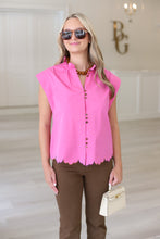 Fritzy Top, Poppy Pink