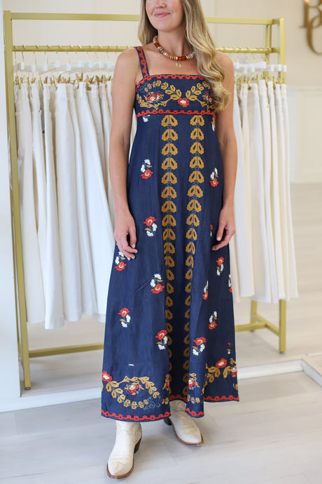 Annalisa Dress, Denim
